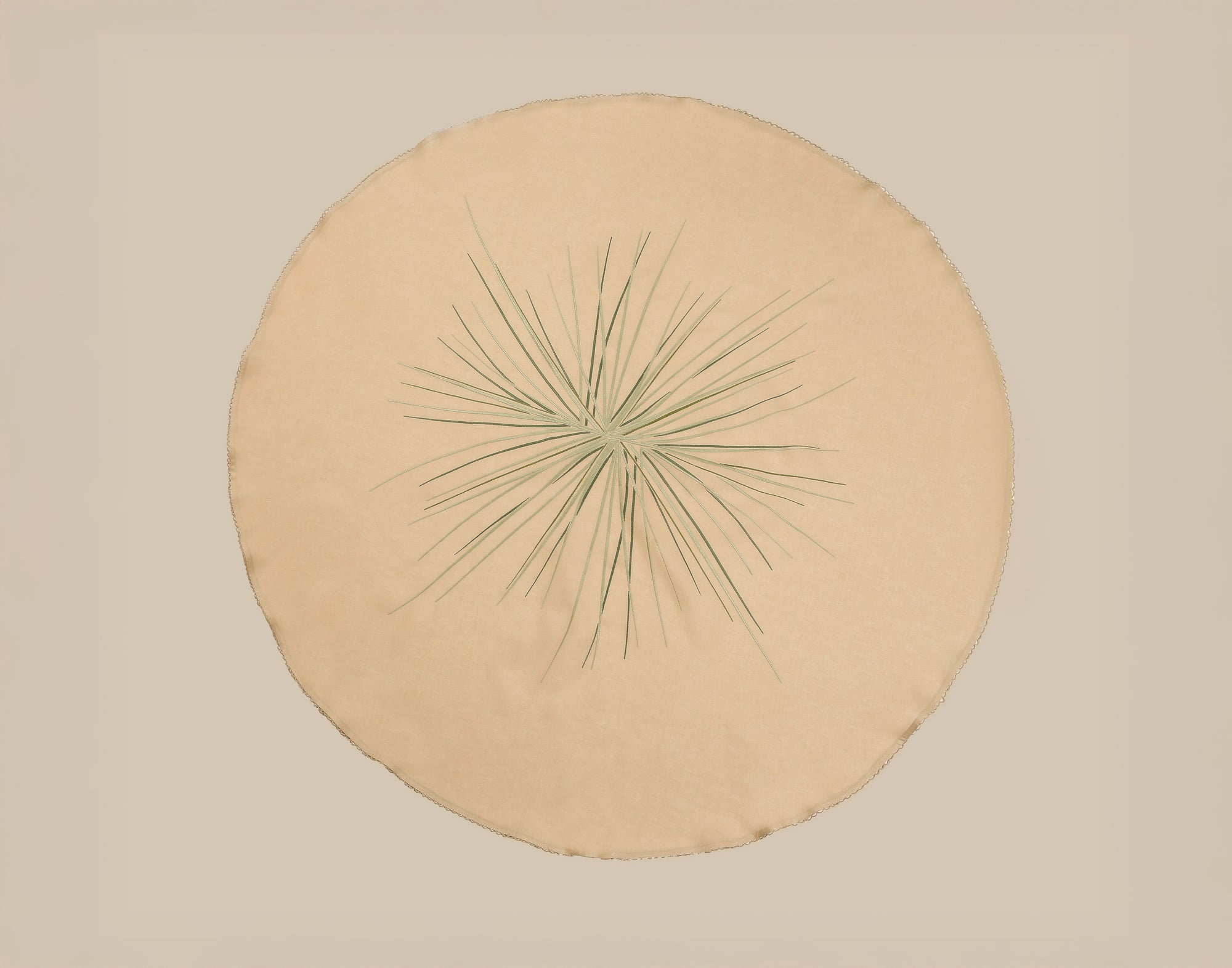 Round Sabat Linen (Brown)